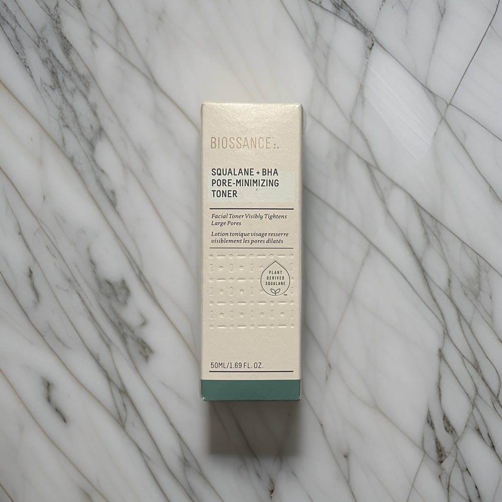 NWT Biossance Squalane + BHA Pore Minimizing Toner